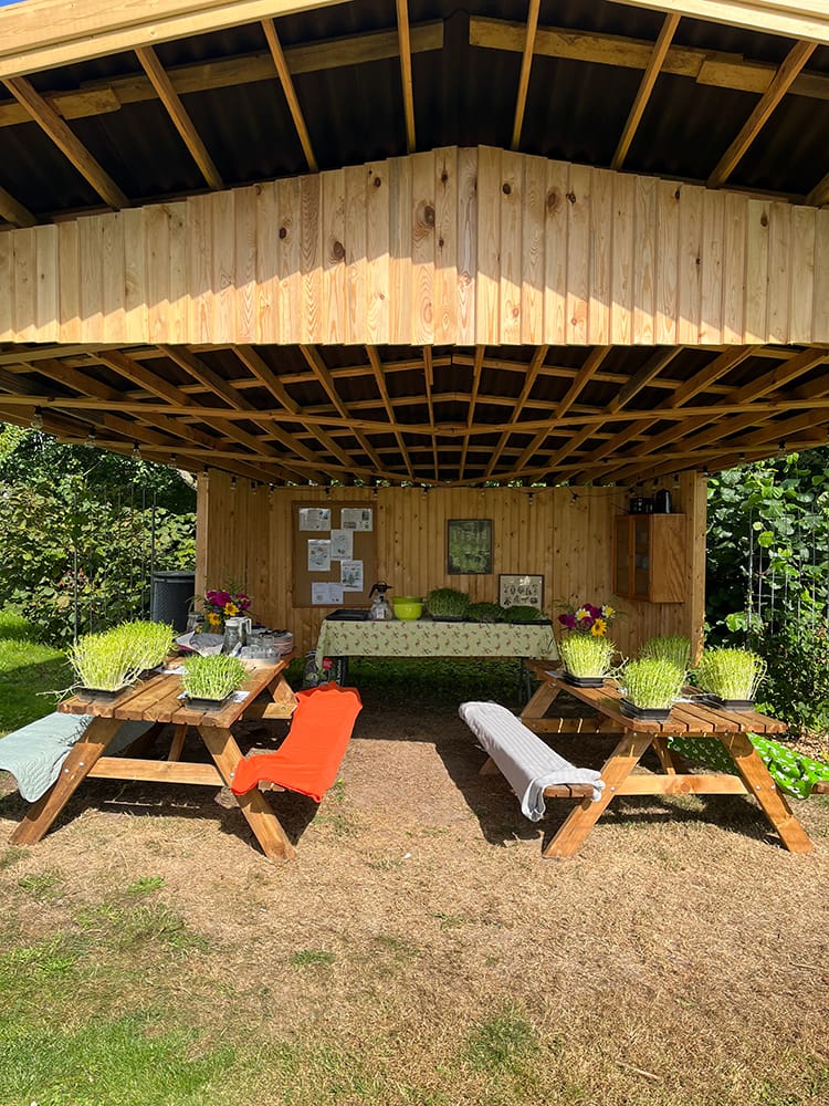 Havepavillonen hos Egebjerggård Grønt